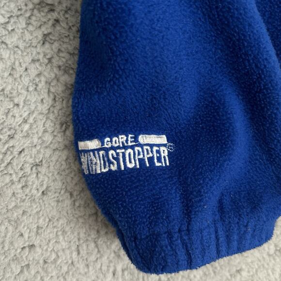 The North Face Gore Windstopper Jacket Womens S Fleece FullZip Blue Black - Picture 7 of 16